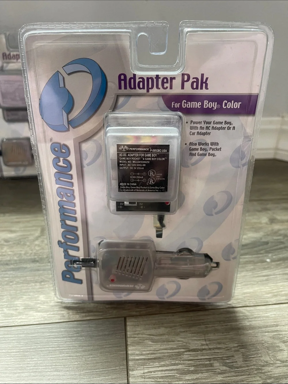 Adapter Pak for Game Boy Color - Clear/Light Purple never opened